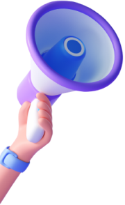 Megaphone icon representing Elite Marketing’s digital advertising and brand promotion services.